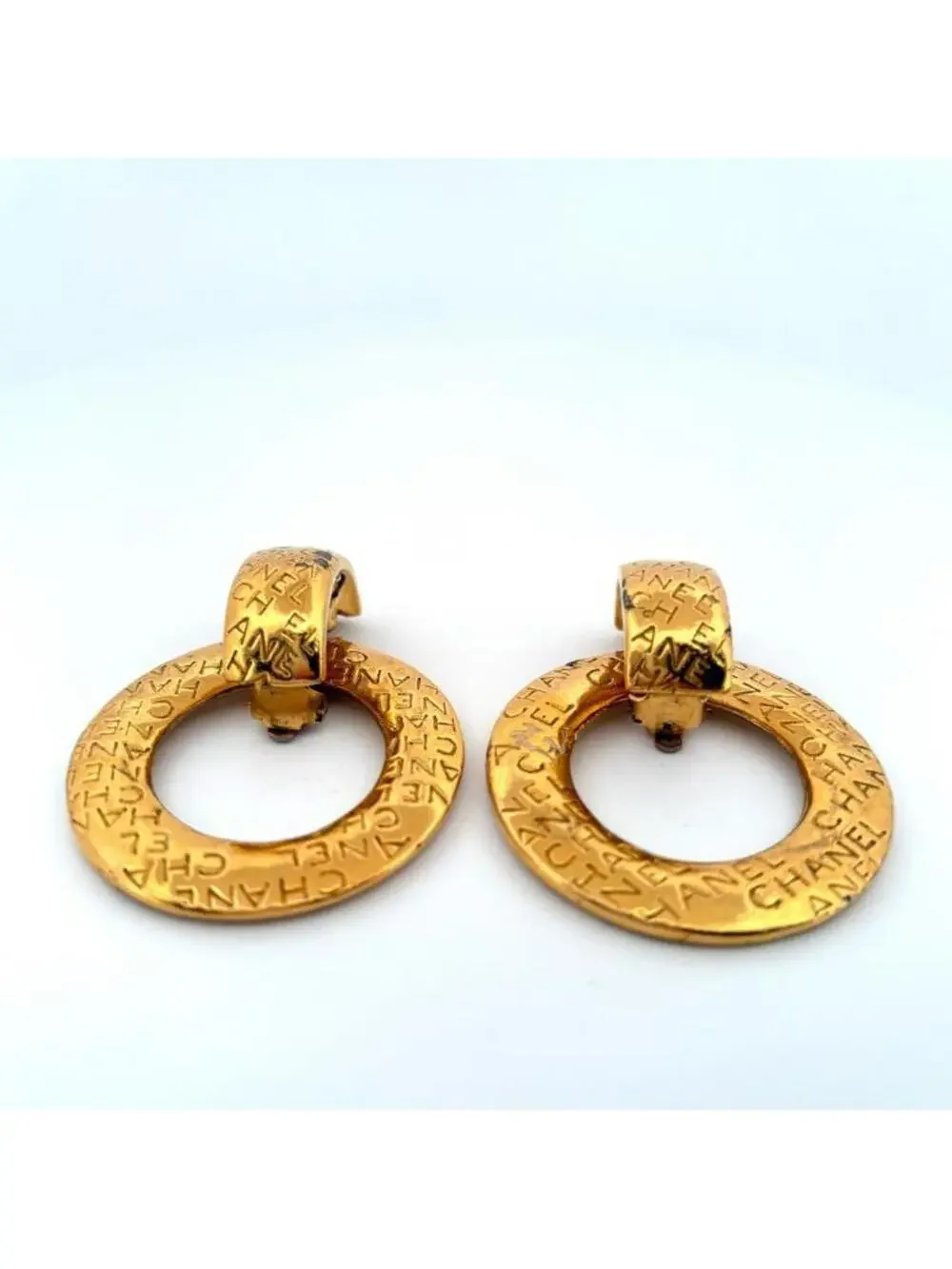 Chanel Vintage Clip-On Earrings Logo #247075C60B